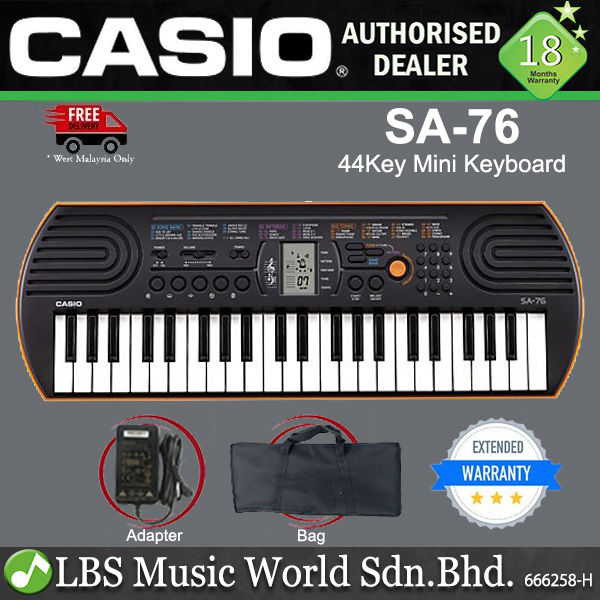 Casio piano sa discount 76