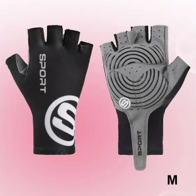 M/L/XL Half Finger Glove Sarung Tangan Sepeda Anti Slip Sarung Tangan Olahraga