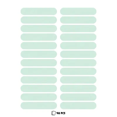 Monotone Mini Personalized Name Stickers – Waterproof Custom Labels for Kids