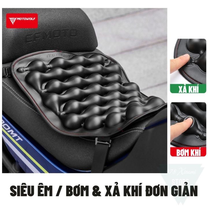Đệm lót yên xe máy Motowolf - Đệm ngồi lót yên xe máy | Lazada.vn