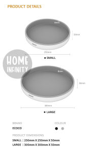 ECOCO ROTATING SPICE TRAY - STORAGE/ORGANIZER/TRAY/HOLDER/SPICE/RACK/SPACE SAVER/MODERN/STYLISH/KITCHEN/ACCESSORIES