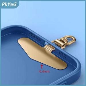 PkYeG Thép dây điện thoại Gasket vá chống mất chống rơi điện thoại di động dây thẻ kim loại Clip dây đeo treo dây tab phụ kiện