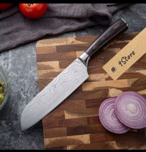 [Cam Kết Nội Địa Nhật] 01 Dao Seki Japan Damascus Vân Gỗ [Có Hộp] - Chất Lượng Thượng Hạng