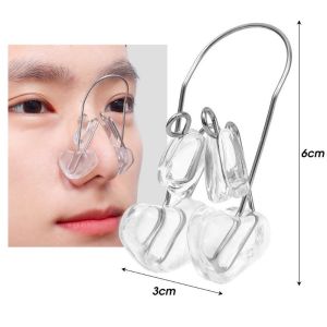 คลิปยกจมูกซิลิโคนอ่อนนุ่ม จมูก Beautifying Orthotics Shaper สะพานจมูกไร้ความเจ็บปวด