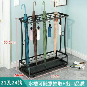 SG stock Fast ShippingUmbrella rack storage rack home ho lobby commercial umbrella storage bucket door placed artifact hanging umbrella rack 3424125644