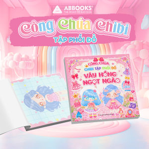 Sách Sticker Công Chúa Chibi Phối Đồ Cho Bé Gái 3-8 Tuổi Combo 4 Cuốn Hoặc Mua Lẻ ABBOOKS