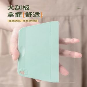 LLCY Flexible Cake Scraper Plastic Soft Head Cake Smoother Cake Spatula Household Baking Tool