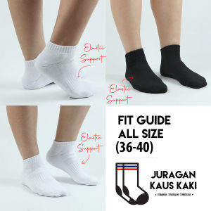Kaos Kaki Olahraga Tebal Polos Pendek Mata Kaki Katun