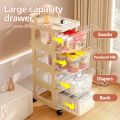 Trolley Cart  Drawer-Type Storage Rack With Wheels. 