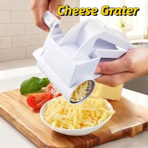 Hand-Cranked Rotary Cheese Grater Multi-functional Creative Kitchen Cheese Shredder