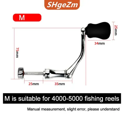[COD] SHgeZm SPORTS Tay cầm quay Máy Câu Cá kim loại tay cầm quay tay cầm xoay được