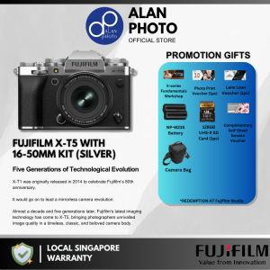FUJIFILM X-T5 XT5 with 16-50mm | 40.2MP BSI Imaging Sensor | 6.2K 30FPS | Fujifilm Singapore Warranty