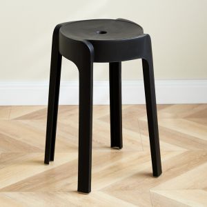 Round Stool With Sofa Cushion Foot Pulley Moving Stool Children Chair With Wheels Small Stool Rolling Chair