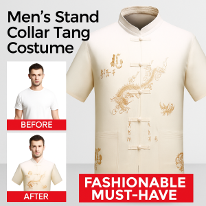 Chinese Mens Clothing Full of Energy Colorfast Chinese Suit Middle-aged and Elderly Men Softer