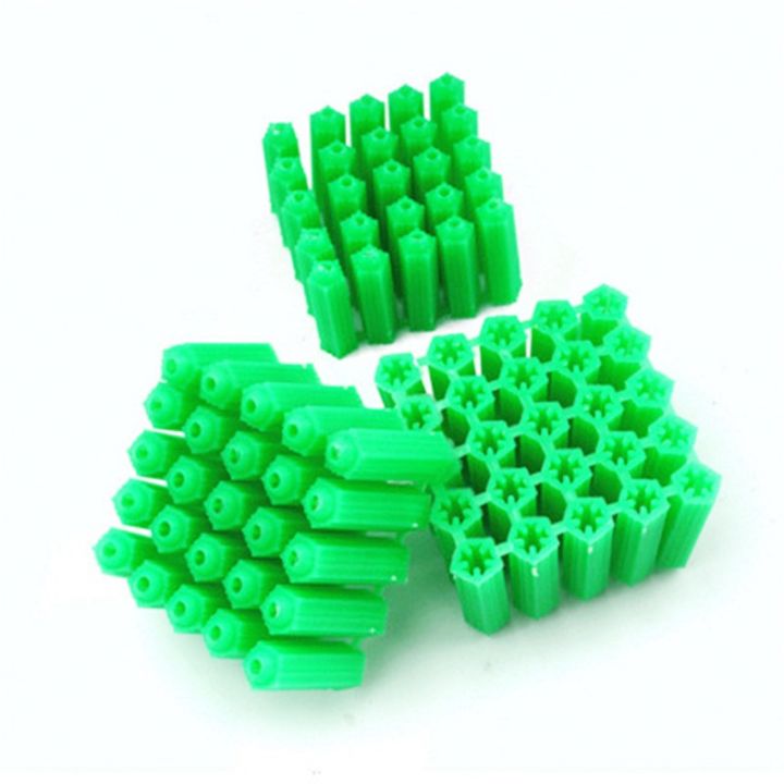 Plastic Expansion Pipe Anchors – Rubber Stopper Wall Plugs & Screw Sleeves – Assorted