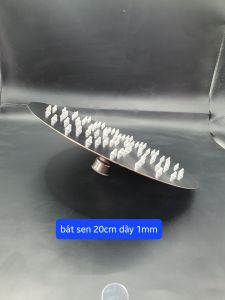 Bát Sen Tắm Đứng Inox Dành Cho Sen Cây Đường Kính 20cm Sử Dụng Ren Trong 21 Thông Dụng Với Các Loại Cây Sen Trên Thị Trường