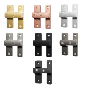 Easy Installion Designs 180 Degree Door Latches Lock for Extra Privacy in Hotel Offices Supplies and Garages Use