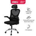 Deli Office Chair / Kursi Kantor / Kursi Kerja Jaring Dengan Bantalan Tangan E4930. 