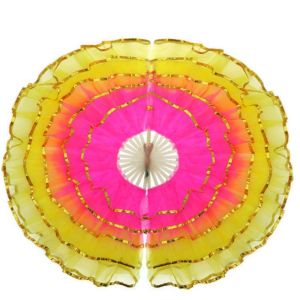 2pcs Kipas Menari Tari Kipas Nari Besar Tradisional Kipas Penari Kipas Rumbai Tari Kipas Untuk Menari