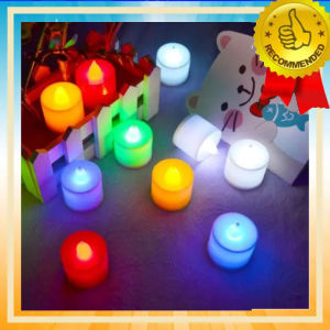 Lampu Lilin Elektrik Isi 5pcs LED Mini Menyala Warna Warni Lilin Led Elektrik Lampu Natal - Lampu Hias Lampu Malam Dekorasi Kamar