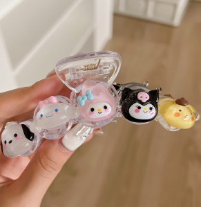 Penjepit Rambut Melody Kuromi Cinnamoroll Pochacco Hair Clip Hairpin