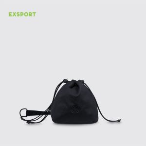 Tas Multifungsi Basic Cubical Sling Pouch - Hitam