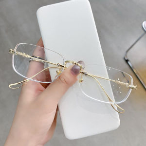 Geovannery Kacamata Berubah Warna Kacamata Tanpa Bingkai Kacamata Tahan Radiasi COD