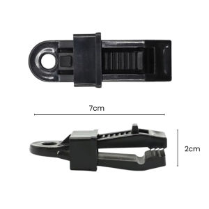 Tent Canopy Clip Plastic Tent Rope Adjustable Buckle Shade Cloth Wind Rope Clips Lock Grip For Outdoor Camping Hiking Tent Canopy Clip with Adjustable Buckle – Shade Cloth Lock Grip Clamp for Camping & Hiking  Plastic Tent Rope Clip – Windproof Adjustable