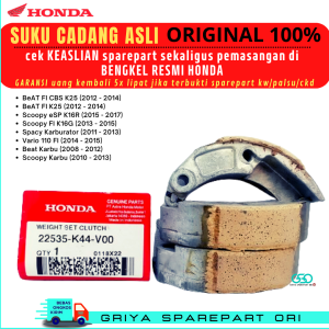 Kampas ganda Beat fi ori Kampas ganda HONDA Beat karbu Scoopy karbu Scoopy fi Scoopy esp Spacy karbu K44 ORIGINAL HONDA AHM