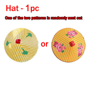 Integrated Rural Sunscreen Hat Sunshade Spire Hat With UV Heat Insulation Windproof Rain Protection Tea Pick In Work Spire Hat Outdoor Cap Protection Layered Hats Providing Sunshade Rain Protection Outdoor Work Cap