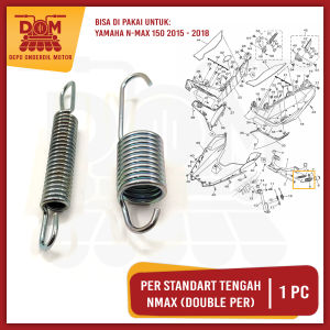 Per Jagang Tengah N MAX Dobel Per (PSP) Pir Peer Standart Jagrak 2 Yamaha N-MAX Old Harga Per Set