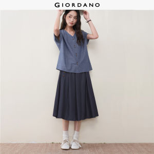Giordano Women Women Elastic Waist Skirt Free Shipping 18466307