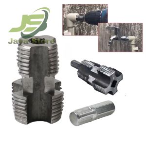 Alat Senai Pipa 4/6 /Alat Pembuka Drat Pipa Pvc / Pipa Lubang Dalam Pembuka Benang / Alat Pembuat Cetakan Ulir Pipa Pvc /CH