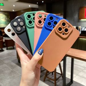 Casing 3in1 for Realme C55 case and Screen protector Ceramic Soft Film+Colorful frosted phone case+back film