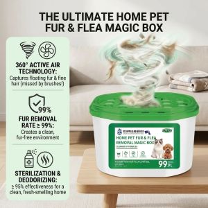 Pet Hair Remover Air Box Anti-Hair Adhesion Clothes Cleaner Portable Home Tool