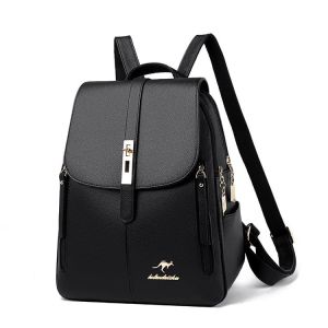 JNK #3850 High Quality Korean Fashion Womens Bag PU Leather Backpack