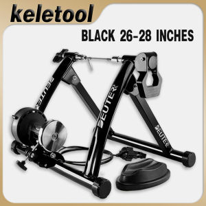 DEUTER MT04 exercise bicycle bike trainer cycling bicycle roller senaman basikal/mtb bike senaman basikal 26-28" 6 level resistance adjustable Portable Folding Bicycle Exercise Rack Bike Training Stand