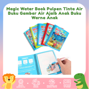 Magic Water Book Pulpen Tinta Air Buku Gambar Air Ajaib Anak Buku Warna Anak