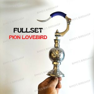 GANTUNGAN SANGKAR BURUNG LOVEBIRD FULLSET PION LOVEBIRD FULLSET KARET ANTI SLIP CANTOLAN SANGKAR LB