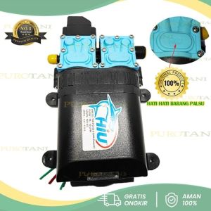Dinamo pompa air steam double pump hiu 12v 8a