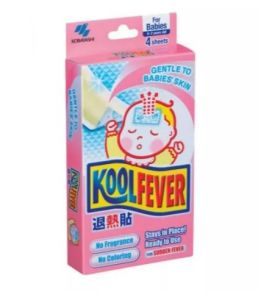 KOOLFEVER KOOL FEVER BABY COOLING GEL SHEET(For Babies 0-2 y/o) 4 (4sheets)