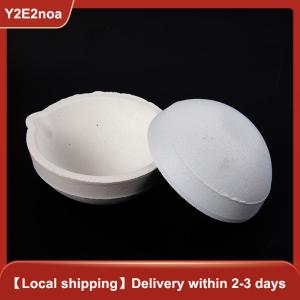 【Y2E2noa】 High Temperature Quartz Silica Melting Crucible Dish Bowl Pot Casting Metal Jewelry Casting Container