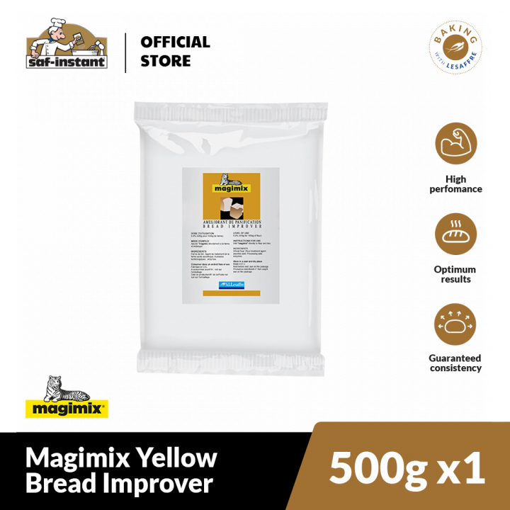 Magimix Yellow Bread Improver 500g Provides longer lasting freshness