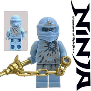 Golden First Generation Little Lloyd Compatible with Ninjago Minifigure Jayce Building Blocks Toy Gold Plated
