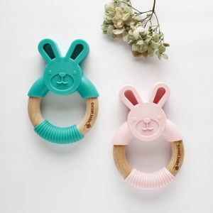 Forest Baby Silicone & Wooden Teether: A Plastic-Free, Eco-Friendly Choice