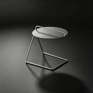FFBH Italian Coffee Tables Minimalist Balcony Side Table Creative Circle Sofa Side Table Decor Coffee Table Room Furniture Ornament 5B9Z4
