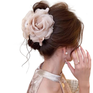 Kẹp tóc hình bông hoa clip cho phụ nữ barrette chống trơn trượt Phụ kiện tóc Thiết kế thanh lịch phong cách