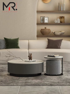 Italy Design Set of 3 Coffee Table | Sintered Stone Top Coffee Table | Designer Choice Coffee Table