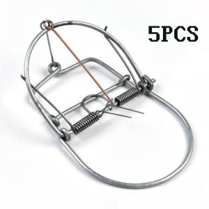 5pcs Large Rats Trap Reusable Metal Spring Mice Mousetrap