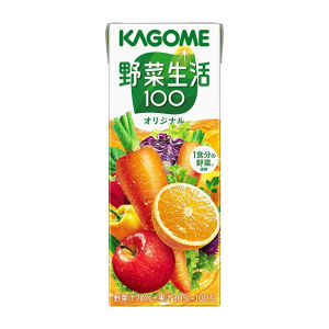 [TURTLE]Kagome Yasai Seikatsu Original/Berry/Mango/Apple Vegetable & Fruits 100% Juice 200ml